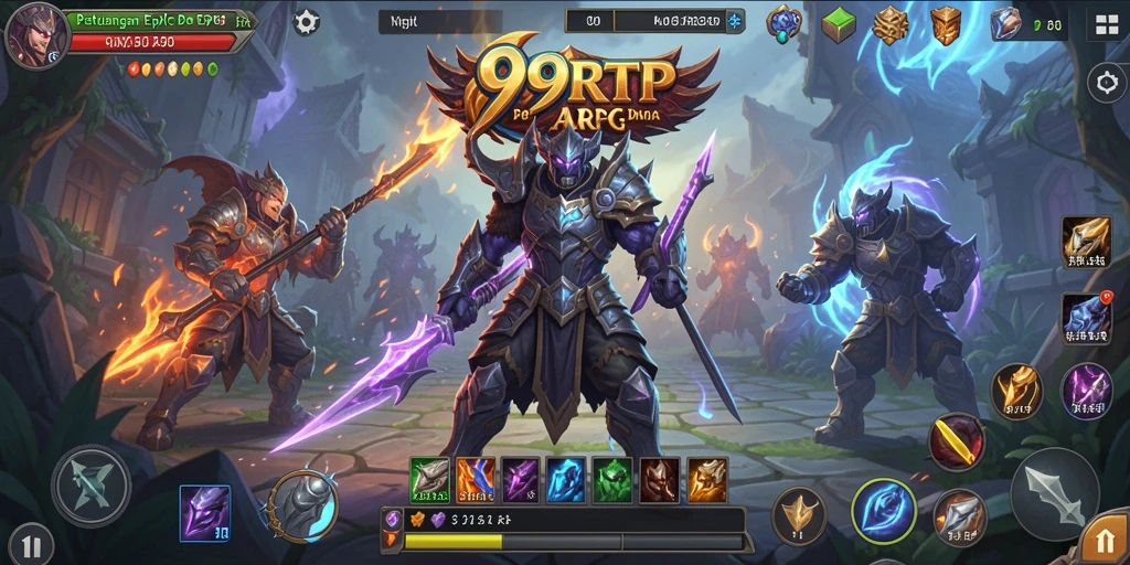 Screenshot gameplay 99RTP dengan pertarungan dinamis dan grafis menarik.