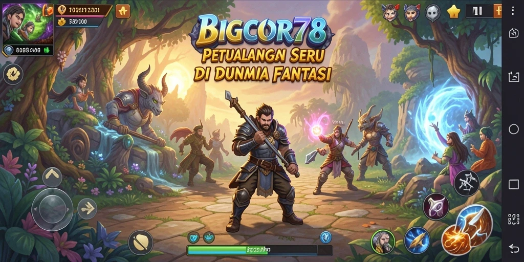 Tangkapan layar gameplay <strong>BIGCOR78</strong> menampilkan petualangan seru yang memukau.