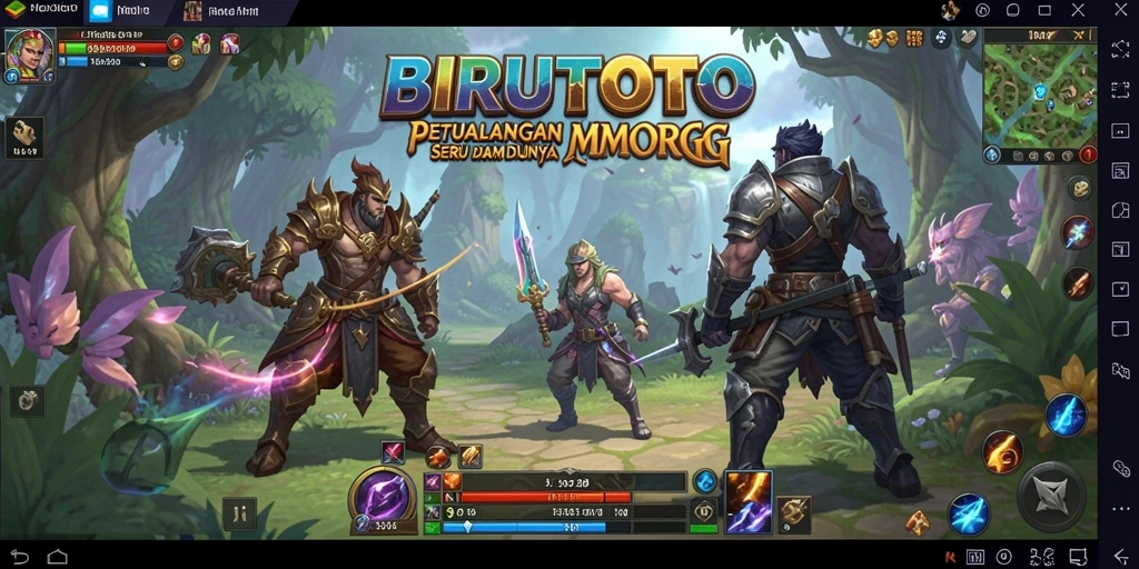 Screenshot gameplay BIRUTOTO menampilkan momen seru dalam petualangan MMORPG.