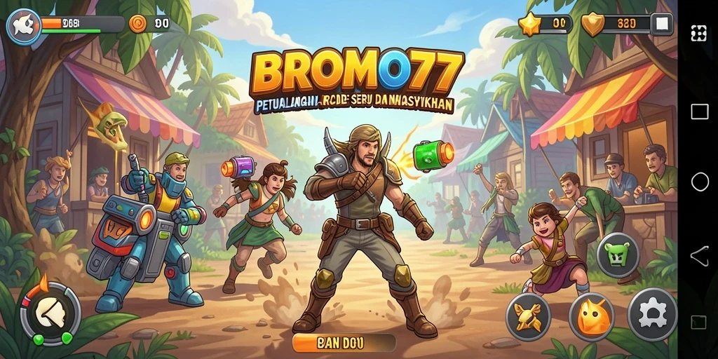 Gameplay seru BROMO77 dengan berbagai level menantang.