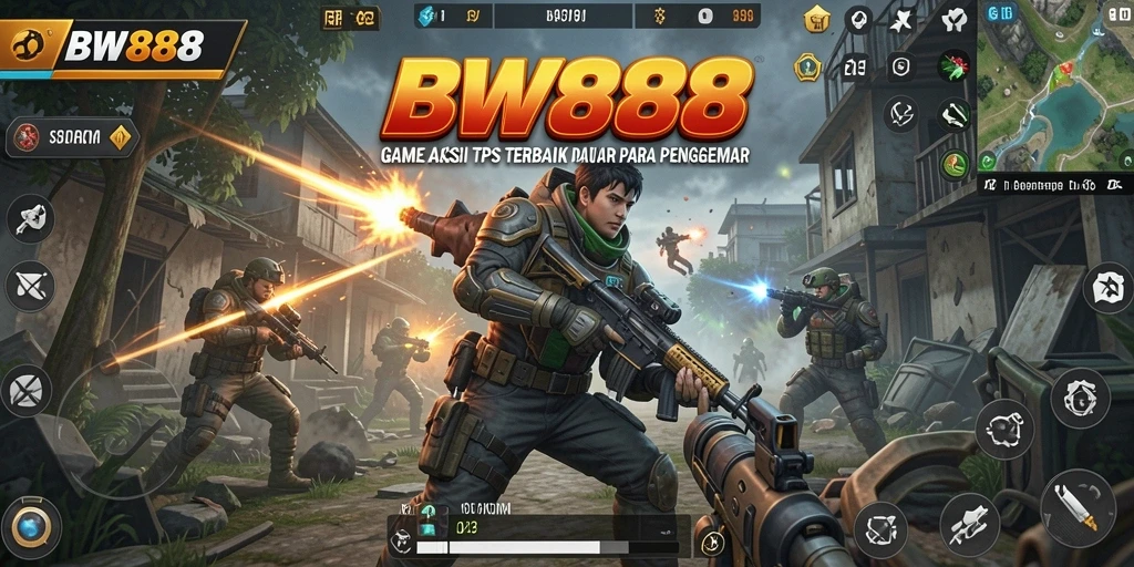 Gameplay seru dari BW888 dengan aksi tembak-tembakan yang mendebarkan.