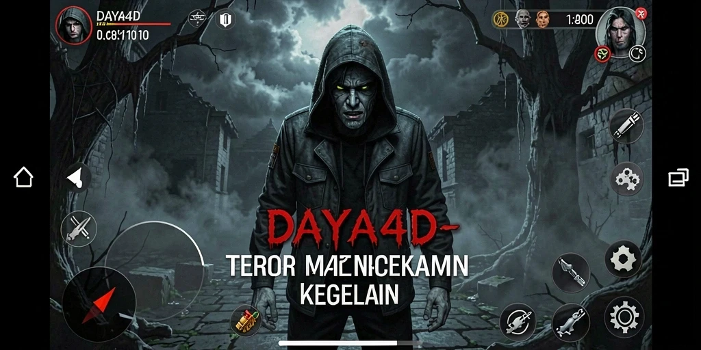 Gameplay menyeramkan di dunia gelap dan misterius.