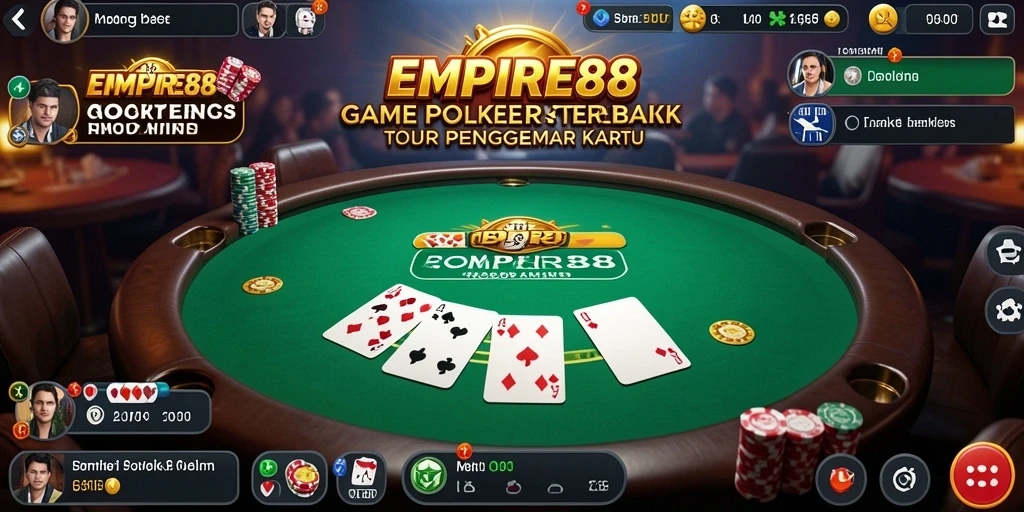 Gameplay seru dan menegangkan di EMPIRE88 Poker.