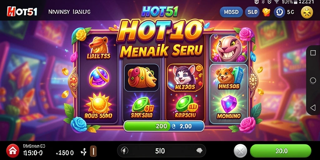Screenhot HOT51 menampilkan gameplay Slot yang seru dan memikat.
