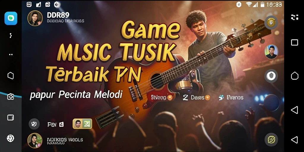 Screenshot gameplay IDR89 yang penuh energi dan melodi.