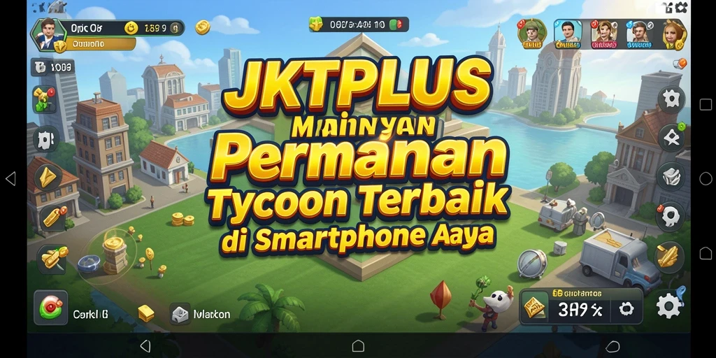 Screenshot JKTPLUS menunjukkan gameplay Tycoon yang menarik.
