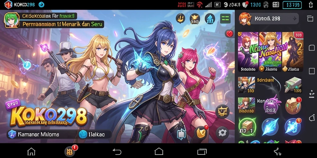 Screenshot utama KOKO288 menunjukkan pertarungan yang mendebarkan dalam dunia Anime.