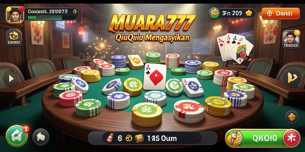 Tampilan menarik gameplay QiuQiu MUARA777.