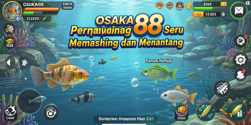 Tampilan gameplay memancing yang seru dan realistis di OSAKA88.