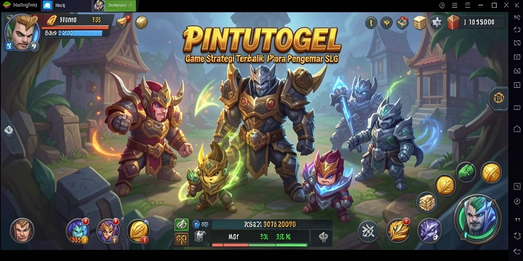 Tampilan gameplay menarik di PINTUTOGEL saat pertempuran.