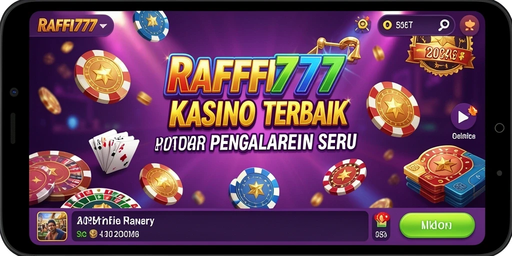 Screenshot RAFFI777 menampilkan gameplay kasino yang seru dan menarik.