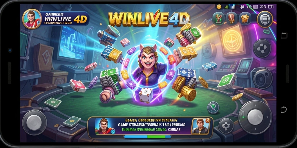 Tampilan gameplay WINLIVE4D yang menarik dan strategis.