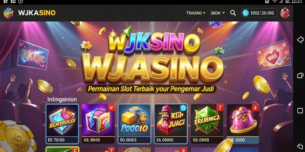Tampilan menarik dari gameplay WJKASINO yang menyenangkan.