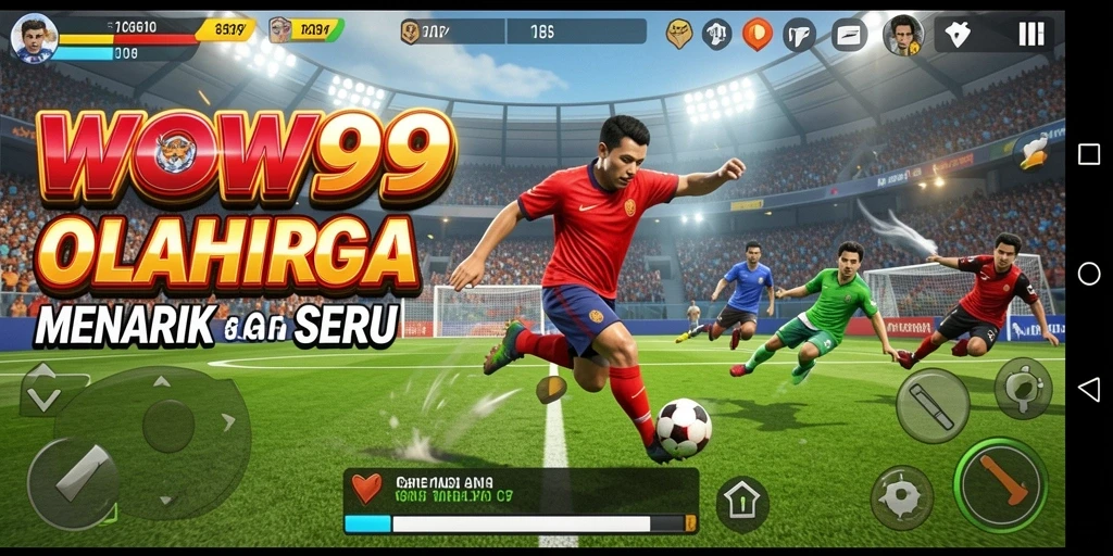 Tampilan gameplay seru dari WOW99 dengan aksi olahraga yang intens.