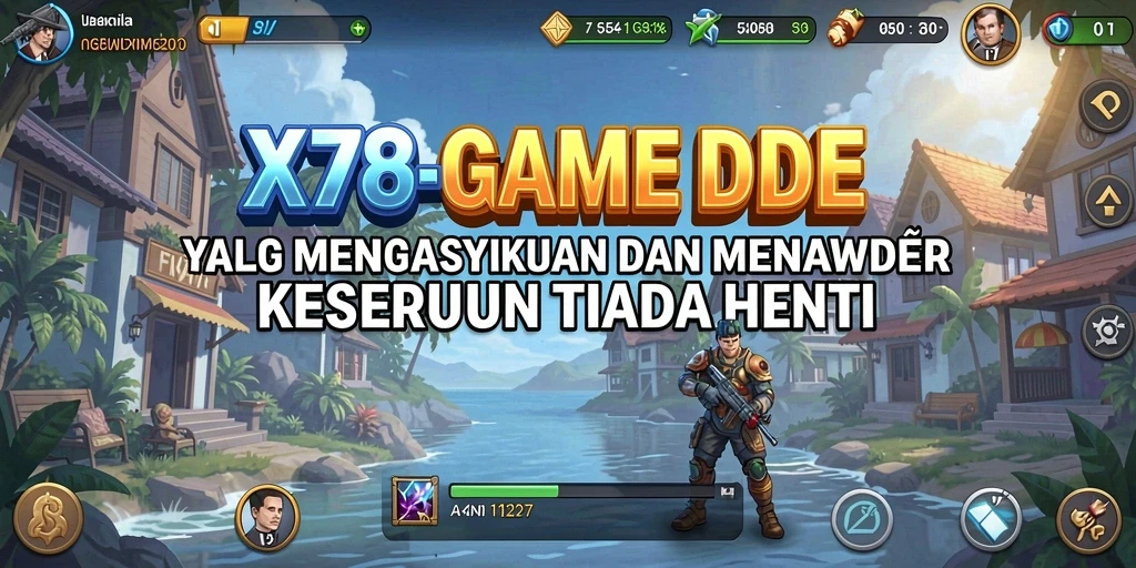 Tampilan gameplay X78 yang seru dan penuh tantangan.
